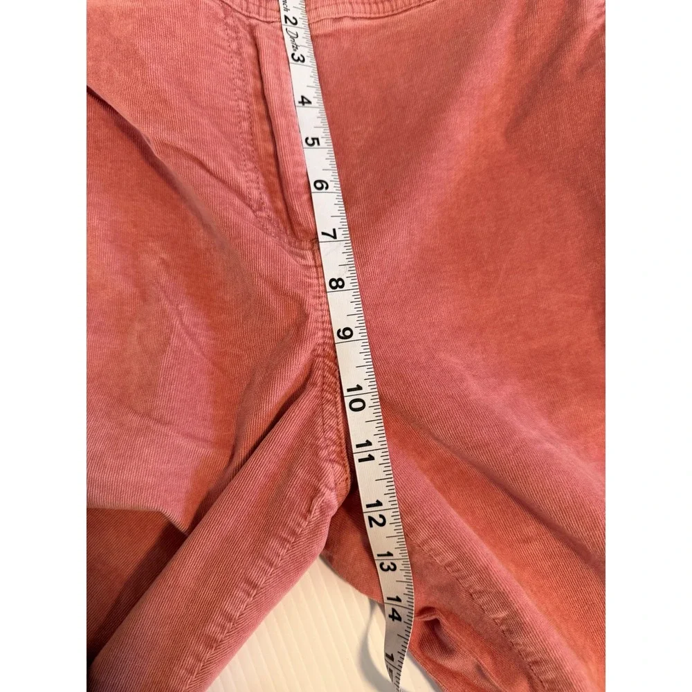 Boden Pink Corduroy Jogger Pants Elastic Waist Ankle Cuff‎ Women's Size 10L